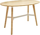 Safco® Resi Bistro Table, 42-1/2"H x 65"W x 42"D, Natural 1 thumbnail image