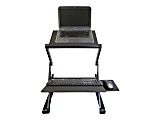 Uncaged Ergonomics WorkEZ Standing desk - Notebook stand - black 1 thumbnail image