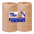Tape Logic® Reinforced Water-Activated Packing Tape, #7700, 3" Core, 3" x 125 Yd., Kraft, Case Of 8