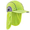 Ergodyne Chill-Its 6650 High-Performance Hat With Neck Shade, One Size, Lime