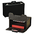 Stebco Vinyl Upright Catalog Case With Steel Padded Handle, 13 1/2"H x 18 1/4"W x 8 3/4"D, Black 1 thumbnail image