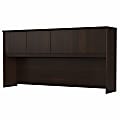Bush® Business Furniture Studio C 72"W Desk Hutch, Black Walnut, Standard Delivery