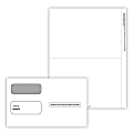 ComplyRight® 1099-MISC Blank Tax Form Set With Envelopes, 3-Part, Recipient Copy Only, Pack Of 25 Forms