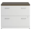 BBF Sector 2-Drawer Lateral File, 29 11/16"H x 30"W x 19 1/2"D, Mocha Cherry, Standard Delivery Service