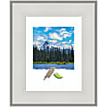 Amanti Art Rectangular Picture Frame, 16” x 19" With Mat, Imperial White 1 thumbnail image