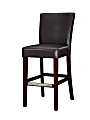 Powell® Home Fashions Bonded Leather Bar Stool, Brown