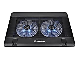 Thermaltake Massive 14² Notebook Cooler - 2 Fan(s) - 1200 rpm rpm - 441.1 gal/min - Mesh, Plastic - Black 1 thumbnail image