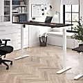 Bush Business Furniture Move 40 Series 72"W x 30"D Electric Height Adjustable Standing Desk, Storm Gray/White Powder Coat, Standard Delivery 1 thumbnail image