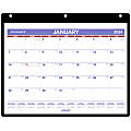 2024 AT-A-GLANCE® Monthly Desk/Wall Calendar With Jacket, 11" x 8", January to December 2024, SK800