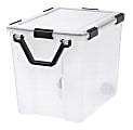 Iris WeatherPro Tote With Handle, 103-Quart, Clear, Total Qty 1 1 thumbnail image