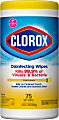 Clorox® Disinfecting Wipes, Bleach Free Cleaning Wipes – Crisp Lemon - 75 Count