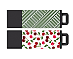 Centon Datastick Pro2 USB Drives, 32GB, Cherry Red/Green Stripes, Pack Of 2 Drives 1 thumbnail image