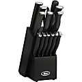 Oster Langmore Stainless Steel Cutlery Set, Black, Set Of 15 Pieces