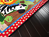 Flagship Carpets Cutie Jungle Rug, Rectangle, 3' x 5', Multicolor