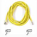 Belkin Cat. 6 UTP Patch Cable - RJ-45 Male - RJ-45 Male - 8ft - Yellow