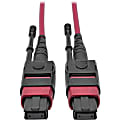 Eaton Tripp Lite Series 100G MTP/MPO Multimode OM4 Plenum-Rated Fiber Optic Cable (F/F), 12 Fiber, 40/100GBAS - N84505M12MG 1 thumbnail image