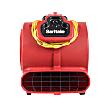 Sanitaire SC6057A DRY TIME Commercial Air Mover Blower With Wheels, 19" x 17" x 15-1/2", Red 1 thumbnail image