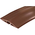 On-Q/Legrand Corduct 50' Overfloor Cord Protector, Brown - Brown