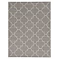 Foss Floors Area Rug, 6'H x 8'W, Roman, Gray/White 1 thumbnail image
