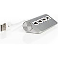 Sabrent 4 Port Aluminum USB Hub for Mac - USB - External - 4 USB Port(s) - 4 USB 2.0 Port(s)