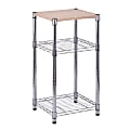 Each tier of utility shelving holds up to 200 pounds, providing a heavy duty storage solution for your kitchen. And if your cooking space is already tidy, tap this steel shelving unit to service the garage or closet.