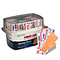 PhysiciansCare First Aid Bandages, Assorted Sizes, Box Of 150 1 thumbnail image