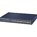 NETGEAR 24-Port Fast Ethernet Unmanaged Switch, JFS524 - 24 Ports - Fast Ethernet - 10/100Base-TX - 2 Layer Supported - Twisted Pair - Rack-mountable - Lifetime Limited Warranty