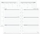 TUL® Discbound Weekly/Monthly Refill Pages, Junior Size, January To December 2023