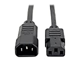 Eaton Tripp Lite Series PDU Power Cord, C13 to C14 - 10A, 250V, 18 AWG, 3 ft. (0.91 m), Black - Power extension cable - P004003 1 thumbnail image