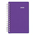 2025 Brownline DuraFlex Daily Appointment Planner, 8" x 5", 50% Recycled, Purple, January To December, CB634V.PUR 1 thumbnail image