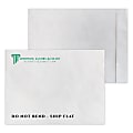 Custom 2-Color, Zip Stick® DuPont™ Tyvek® White Mailing Envelopes, 10" x 13", Open End, Box of 500 1 thumbnail image