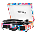 Innovative Technology Victrola Bluetooth® Suitcase Record Player, Multicolor