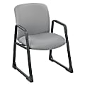 Safco® Uber Fabric Guest Chair, 35 3/4"H x 27 1/4"W x 29 1/2"D, Black Frame, Gray Fabric 1 thumbnail image