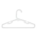 Honey-Can-Do Kids' Tubular Hangers, White, Pack Of 30 1 thumbnail image