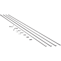 Wiremold / Legrand CordMate Cord Organizer Kit - White - 1 Pack 1 thumbnail image