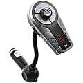 GOgroove FlexSMART X2 Wireless Bluetooth Car Hands-free Kit - USB - Charging, Multipoint, Call Answer, Bluetooth AVRCP, Auto Pairing - Built-in FM Transmitter, Microphone 1 thumbnail image