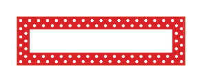 Barker Creek Double-Sided Desk Tags/Bulletin Board Signs, 3 1/2" x 12", Red-And-White Dot, Pre-K To 6th Grade, Pack Of 36 1 thumbnail image