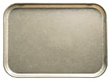 Cambro Camtray Rectangular Serving Trays, 14" x 18", Desert Tan, Pack Of 12 Trays