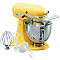 KitchenAid Aristan KSM150PS Stand Mixer - 325 W - Majestic Yellow, Stainless Steel