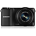 Samsung NX2000 20.3 Megapixel Mirrorless Camera with Lens - 20 mm - 50 mm (Lens 1), 50 mm - 200 mm (Lens 2) - Black