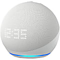 Amazon Echo Dot (5th Generation) Bluetooth Smart Speaker - Alexa Supported - Glacier White - Wireless LAN