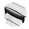 CEP Ice Paper Tray Riser Clips, 1-1/4"H x 3-1/8"W x 12-5/8"D, Black, Pack Of 2 Clips