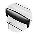 CEP Ice Paper Tray Riser Clips, 1-1/4"H x 3-1/8"W x 12-5/8"D, Black, Pack Of 2 Clips 1 thumbnail image