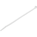 StarTech.com 100 Pack 8" Cable Ties - White Large Nylon/Plastic Zip Ties Adjustable Network Cable Wraps UL TAA 1 thumbnail image