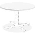 Lorell® Hospitality Round Table Top, 42"W, White