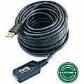 Plugable USB Extension Cable - 33 Foot, Black - (USB2-10M) 1 thumbnail image