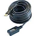 Plugable 10 Meter (32 Foot) USB 2.0 Active Extension Cable - Type A Male to A Female, Driverless 1 thumbnail image