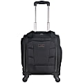 Kenneth Cole Reaction R-Tech Polyester Rolling Underseater Carry-On With USB Charging Port, 17 3/4"H x 13 1/4"W x 8"D, Black 1 thumbnail image