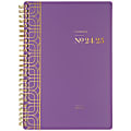 2024-2025 Cambridge® WorkStyle® Balance Weekly/Monthly Academic Planner, 5-1/2" x 8-1/2", Purple Swirl, July 2024 To June 2025, 1606-200A-19 1 thumbnail image
