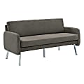 Office Star Lounge Sofa, 33-1/2”H x 63-1/2”W x 28-3/4”D, Charcoal 1 thumbnail image
